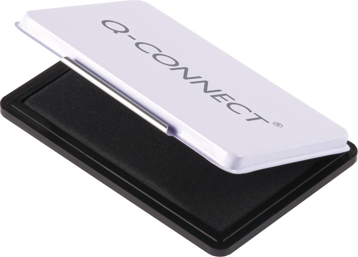 Q-CONNECT stempelkussen, ft 110 x 70 mm, zwart 10 stuks