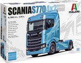 1:24 Italeri 3961 Scania S770 V8 Truck toit normal 4x2 - Kit plastique édition Limited