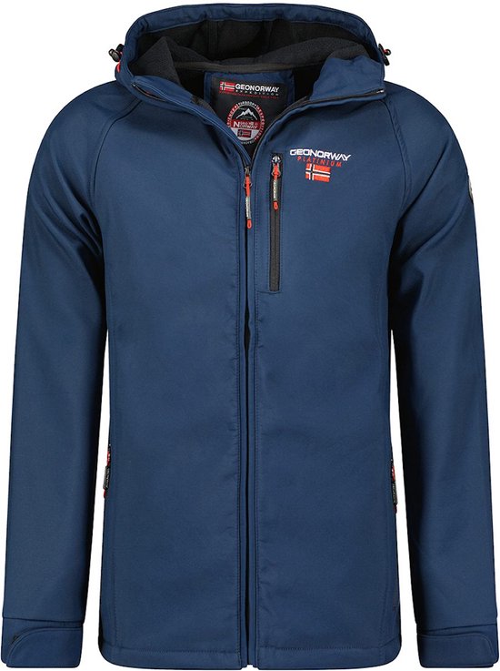 Geographical Norway, Texico Softshell Ski Jacket Men Navy Blue