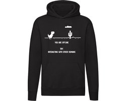 Gamer Hoodie - Grappig Gaming Trui - IT - Internet Offline - Gamers