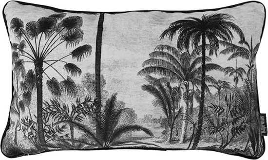 Sierkussen Velvet Palms | 30 x 50 cm | Velvet/Polyester
