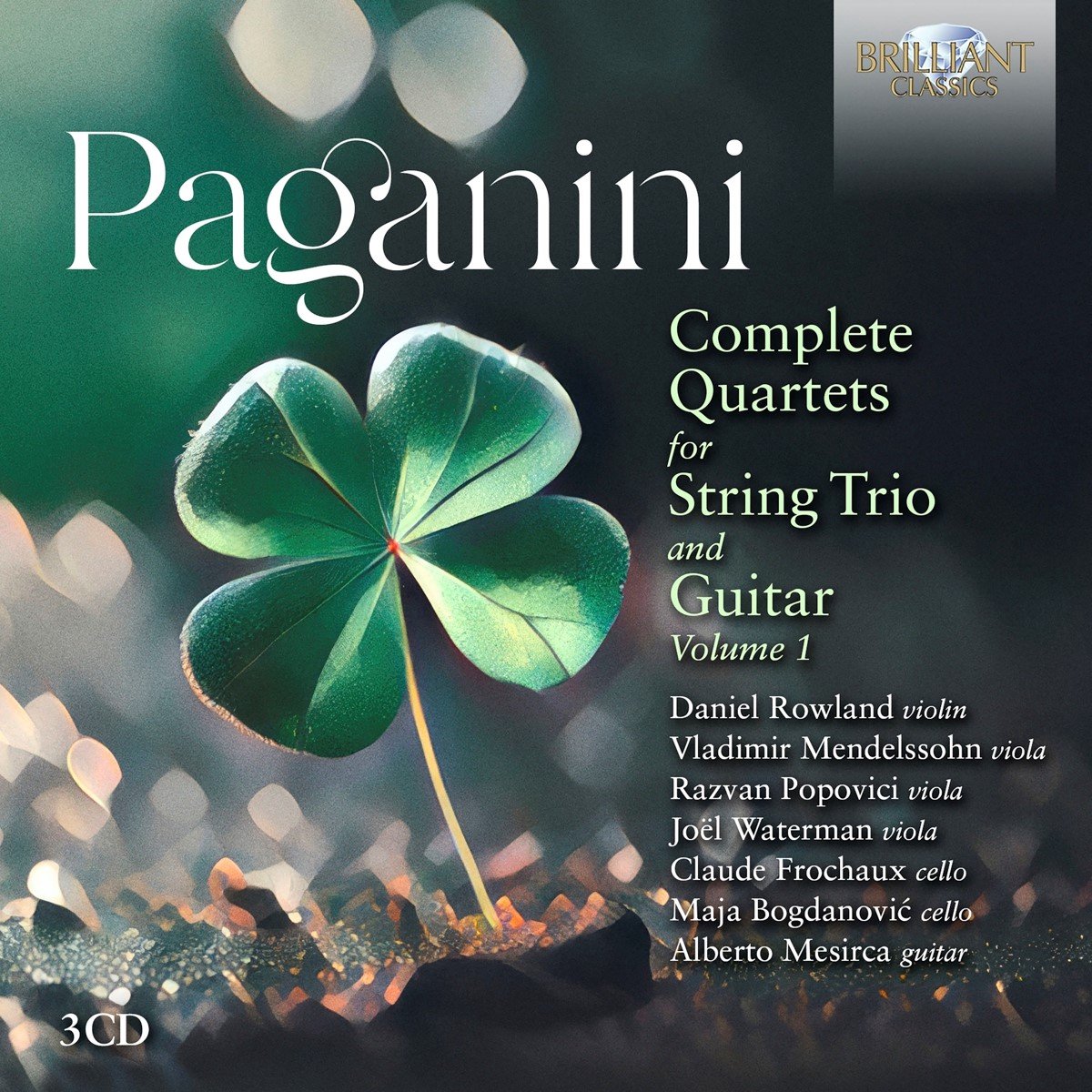 Alberto Mesirca - Paganini: Complete Quartets For String Trio And Guitar (3 CD)