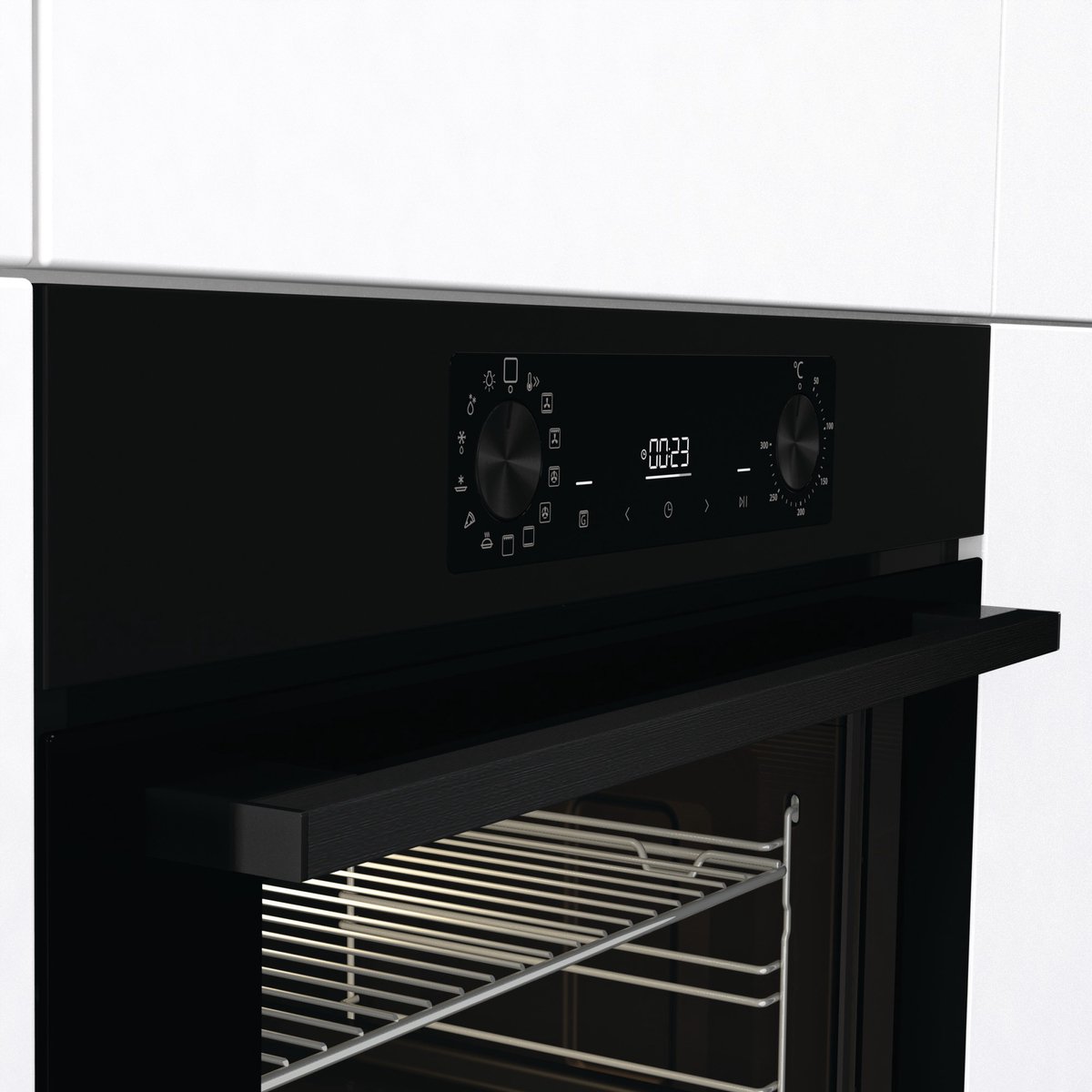 ETNA OM316MZ - Inbouwoven - Pizza oven (tot 300°C) - Turbo Hetelucht - AirFryer - Multifunctioneel - Matzwart – foto 8