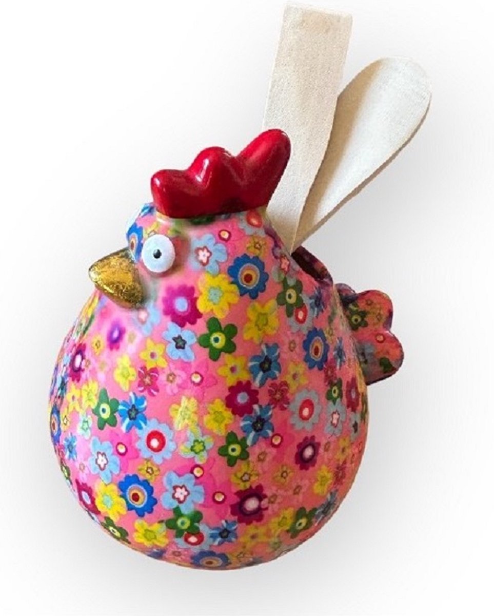 Pomme pidou Kip Matilda - Keukenhulphouder - Medium - Flowers in Bloom Candypink