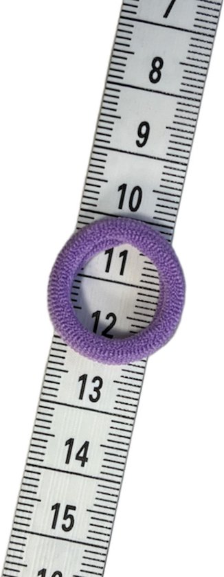 Fako Fashion® - Elastiques cheveux Soft - Ø 23mm - 5mm Epaisseur - 100 Pièces - Pastel Mix