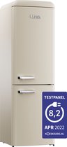 ETNA KVV793BEI - Combiné réfrigérateur et congélateur - Rétro - Beige