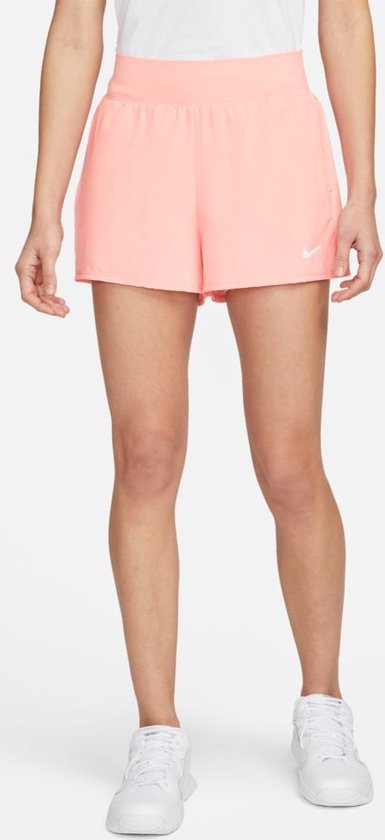 NIKE Court Victory Short Femme - Coral Blanchi / White - XL