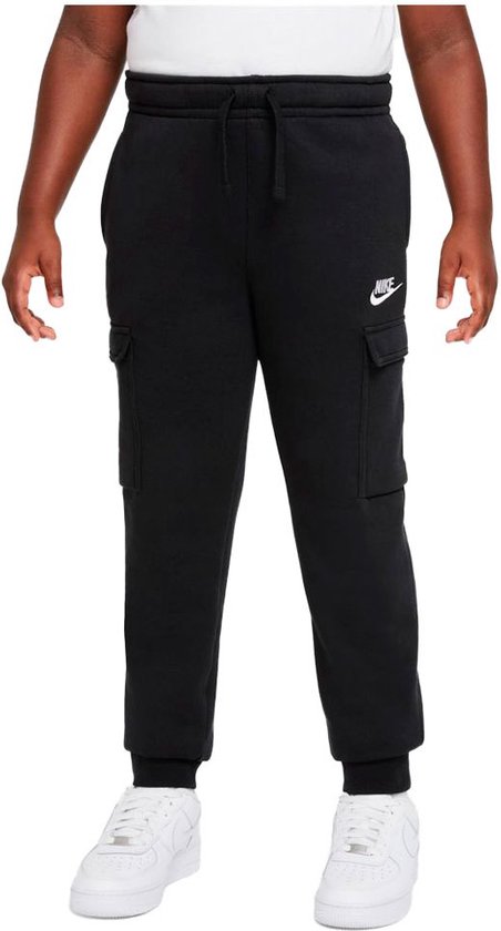 Nike Sportswear Club Cargo Extended Broeken Groot Heren - Black / White - 13-15 jaren