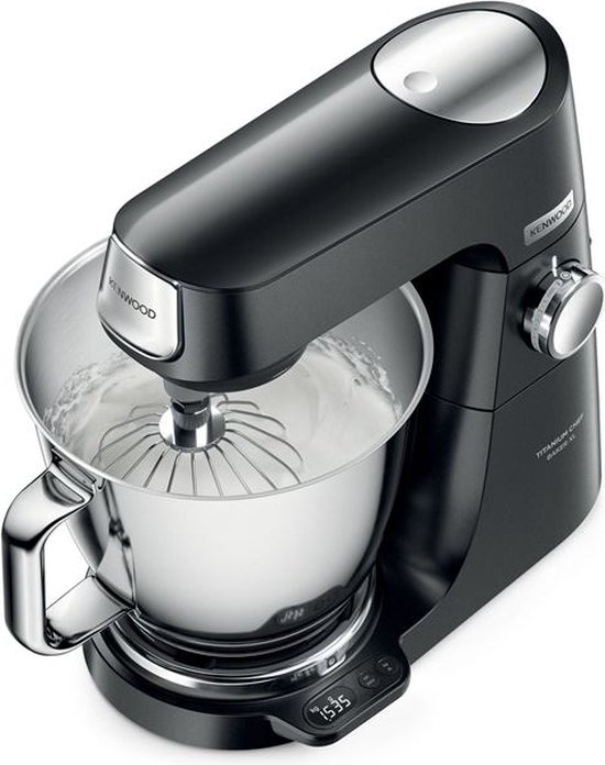 Kenwood KVL85.004BK mixer Staande mixer 1200 W Zwart, Roestvrijstaal van Kenwood — afbeelding 2