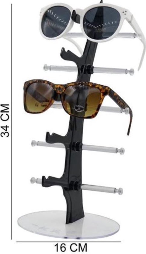 Display voor 5 stuks brillen - zonnebrillen standaard - brillenstandaard