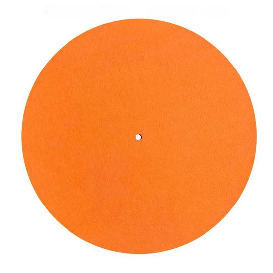 Oranje LP slipmat Platenspeler Vinyl LP Record Player Audiophile