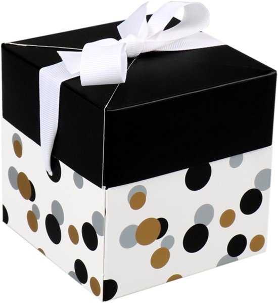 Box Confetti popup 10x10x10cm 25 stuks bol