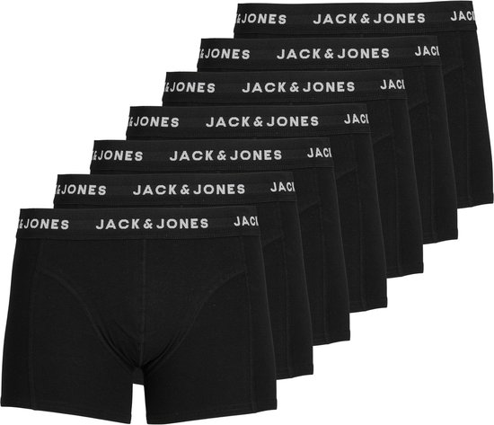 Jack Jones 7 pack Calecon Homme Noir Taille S bol