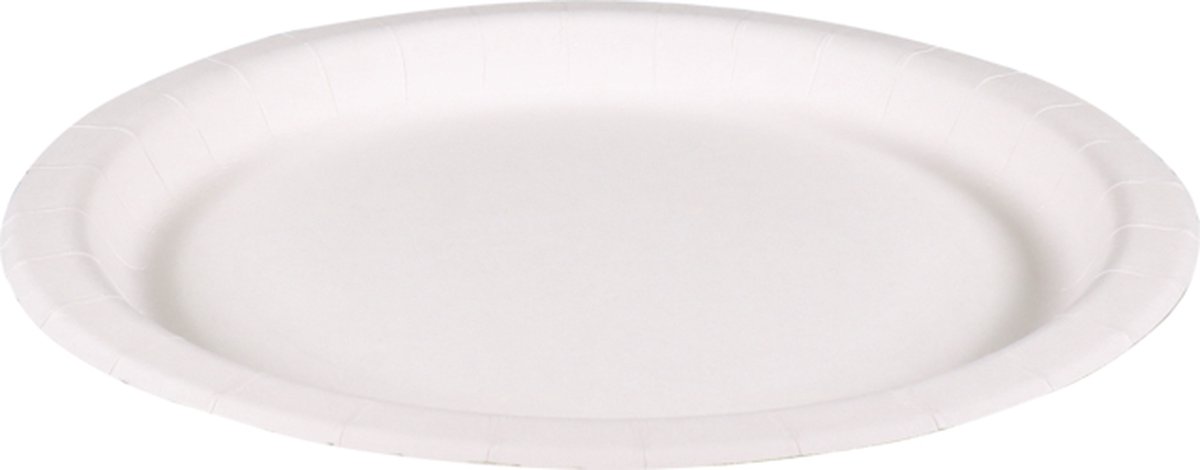 Goedkoopste Biodore Kartonnen bord 22cm wit 100 stuks biologisch