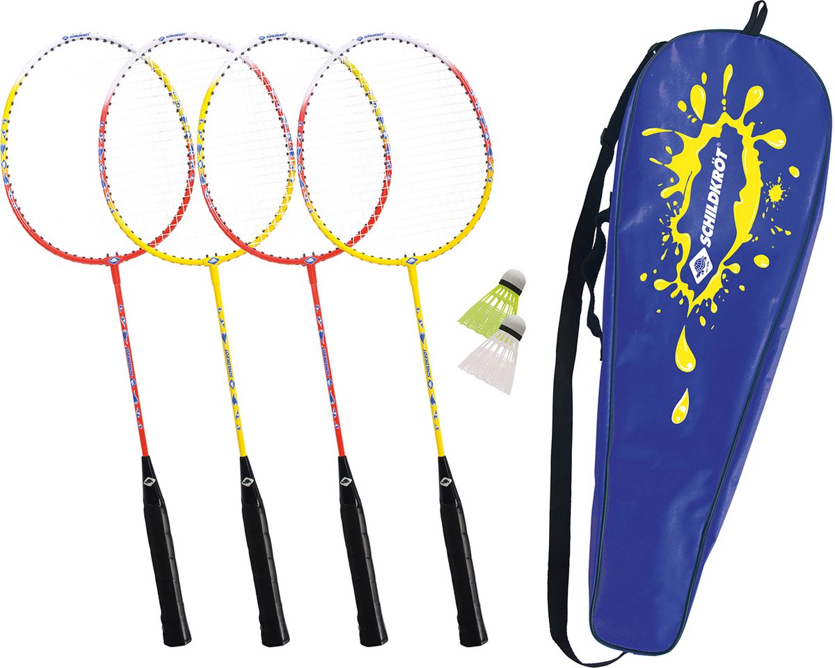 Schildkrot Badminton 4 spelers