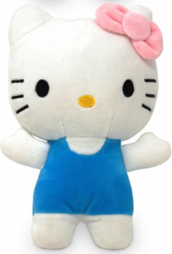 Hello Kitty (Blauw) Pluche Knuffel 20 cm {Hello Kitty Plush Toy |  Speelgoed... | bol.com