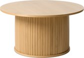 Olivine Lenn houten salontafel naturel - Ø90 cm