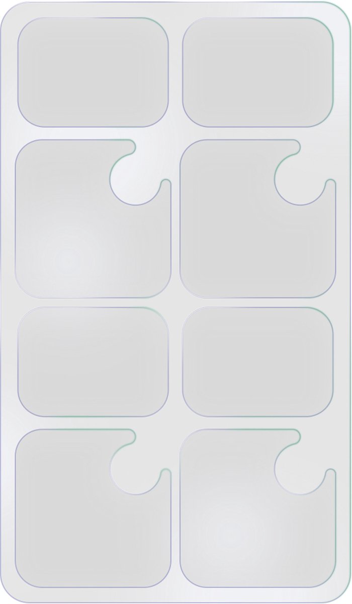 3mk, Set van 8 flexibele cameralenzen voor Redmi Note 11 onbreekbaar 7H 0,16mm, Transparant