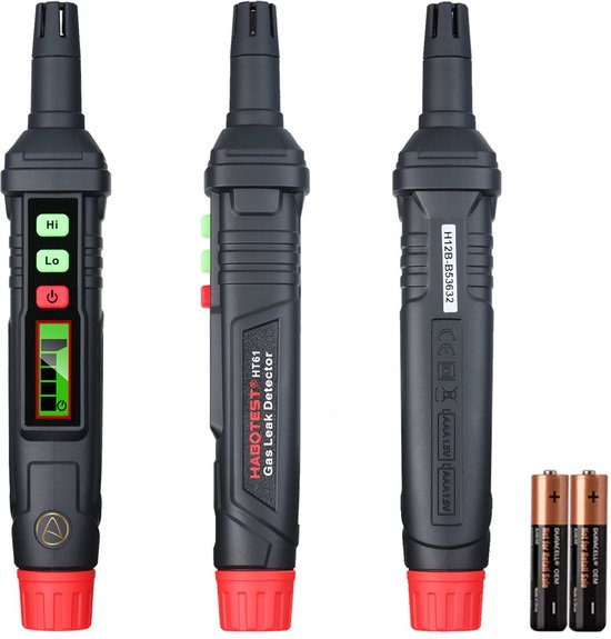 Propaan en Aardgas Lekdetector; Draagbare Gasdetector om gaslekken van Brandbare Gassen zoals methaan, LPG, LNG, brandstof, rioolgas te lokaliseren; Gasmelder met Flexibele sensorhals, geluid & LED-alarm