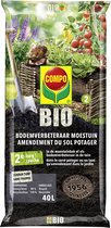 COMPO Bio Bodemverbeteraar Moestuin - 100% natuurlijk - turfvrij - gebruik in moestuinbakken en in de tuin - zak 40L