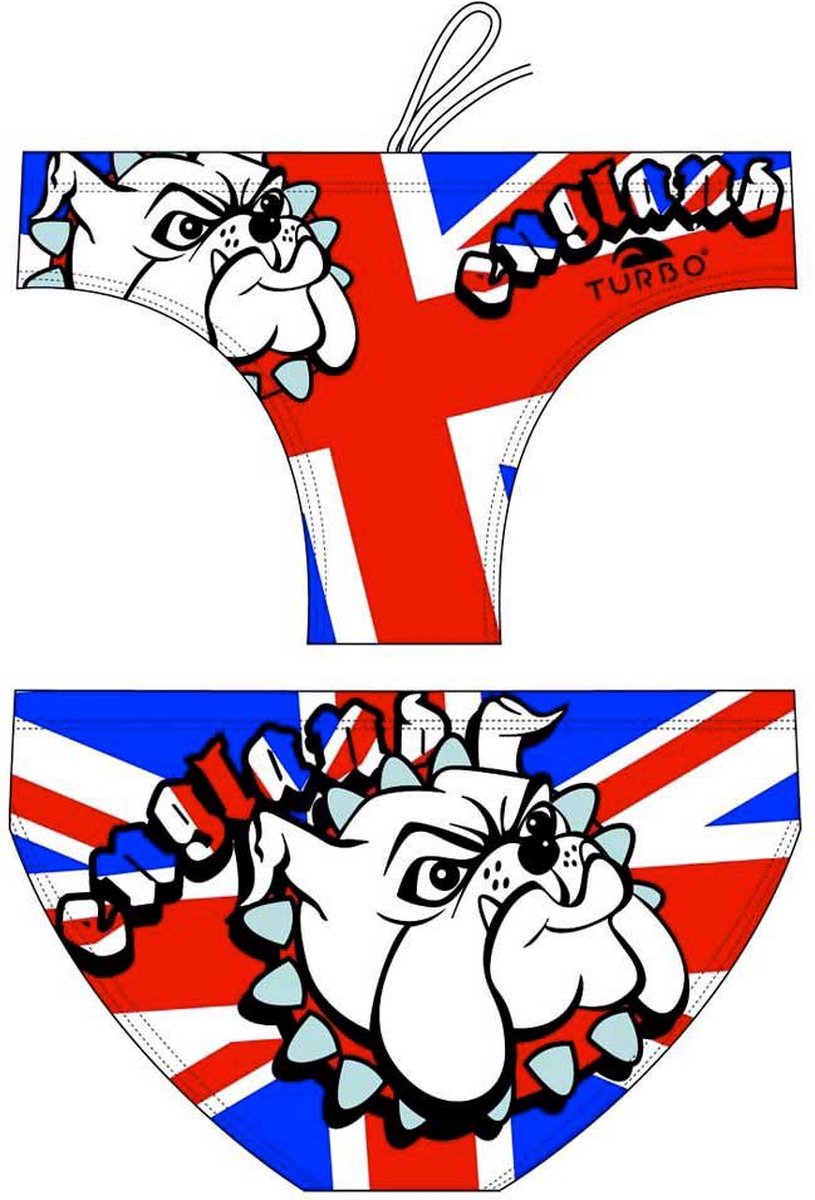 TURBO England Bulldog Zwemslip Heren - Multicoloured - M