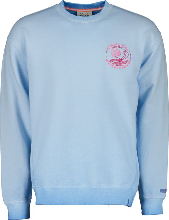 Scotch Soda Sweater Slim Fit Blauw S bol