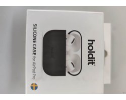 Holdit Silicone Case voor de Apple AirPods Pro / Pro 2 - Zwart