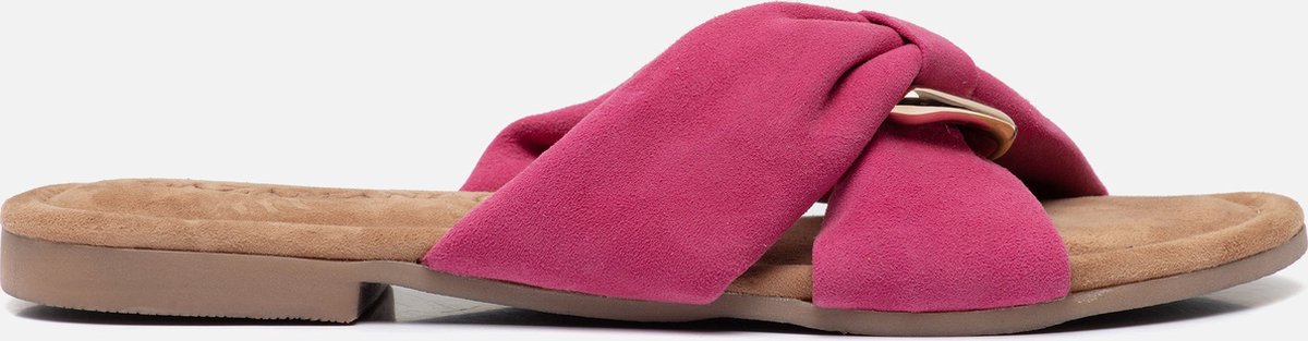 Lazamani - Dames Slippers 33.530 Fuxia - Maat 37