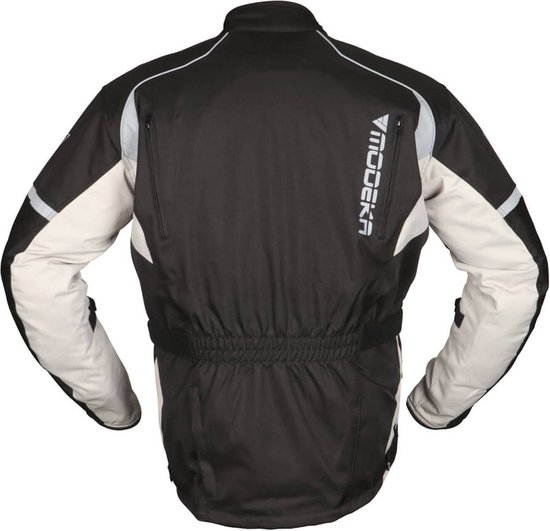 Modeka Tarex Pantaloni Tessuto Moto - Impermeabili E Antivento, Con Protezioni Ginocchia, Fodera Termica Rimovibile, Certificati Classe AA - 4