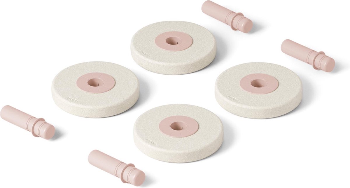 Modu Foam wielen Sand Grey / Soft Rose