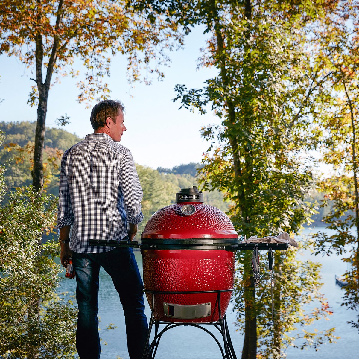 Kamado Joe Classic I - Houtskool barbecue - Zijtafels en - afbeelding 3