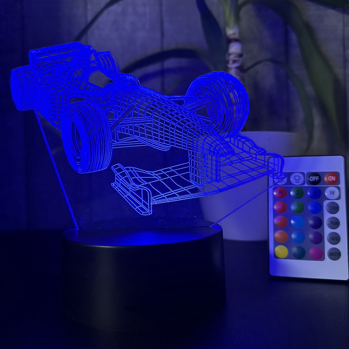 Klarigo® Veilleuse - Lampe LED 3D Illusion - 16 Couleurs - Lampe de Bureau  - Ford