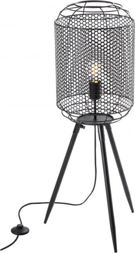 Staanlamp Charlotte - Op poten - H. 85 cm - Zwart