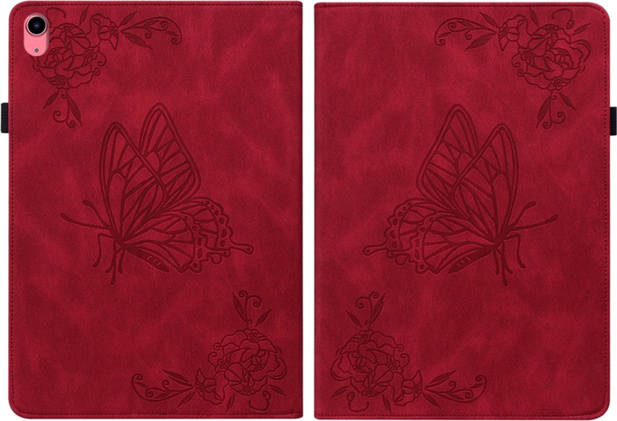 Vlinder - Bescherm-Etui Map voor Apple iPad 10 - A16 - 10.9 - 2022 - 2025 - A2696 A3354
