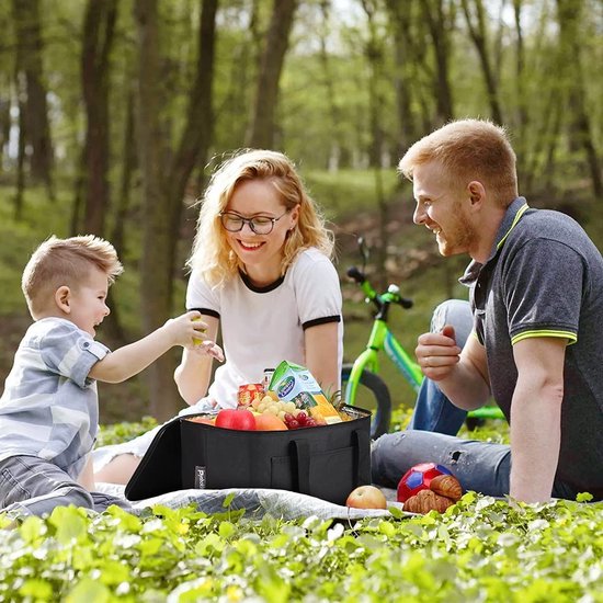 Koeltas Opvouwbare Picknicktas Koeltassen Grote Geïsoleerde Boodschappentas Lunchtas Thermische Tas Geïsoleerde Tas Koelbox voor Reizen/Picknick/Winkelen van KOEL — afbeelding 3