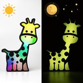 Giraffe Night Light & Sleep Trainer - Réveil pour enfants - Réveil de sommeil - Geen de bruit