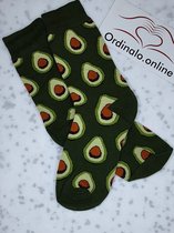 Avocado Sokken-Groen-One size-Uni sex-Cadeau-Sokken-Socks