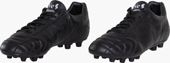 NeS - Imperia Fg - Chaussures de football - Kinder - Zwart - Cuir - Crampons fixes