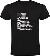 Jesus is my god Heren T-shirt - geloof - religie - kerk - christenen - faith