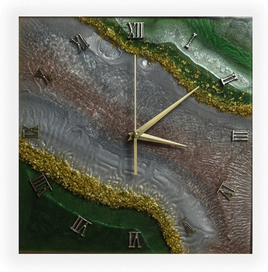 Golden River Horloge murale quartz mouvement silencieux 30cm