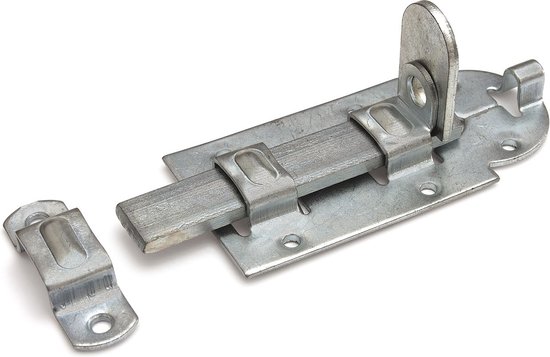 Glissière à roulettes pour cadenas Dulimex - 120 mm - Avec cadenas + 2 clés