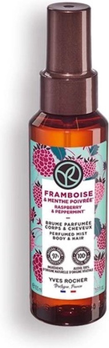 Yves Rocher Brume Parfumée spray corps et cheveux - Framboise & Menthe 100  ml | bol.com