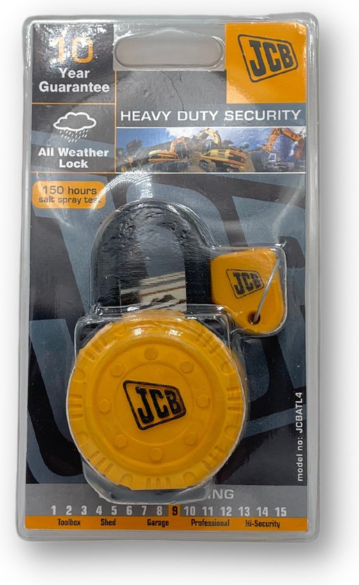 JCB hangslot security rating 9 JCBATL4