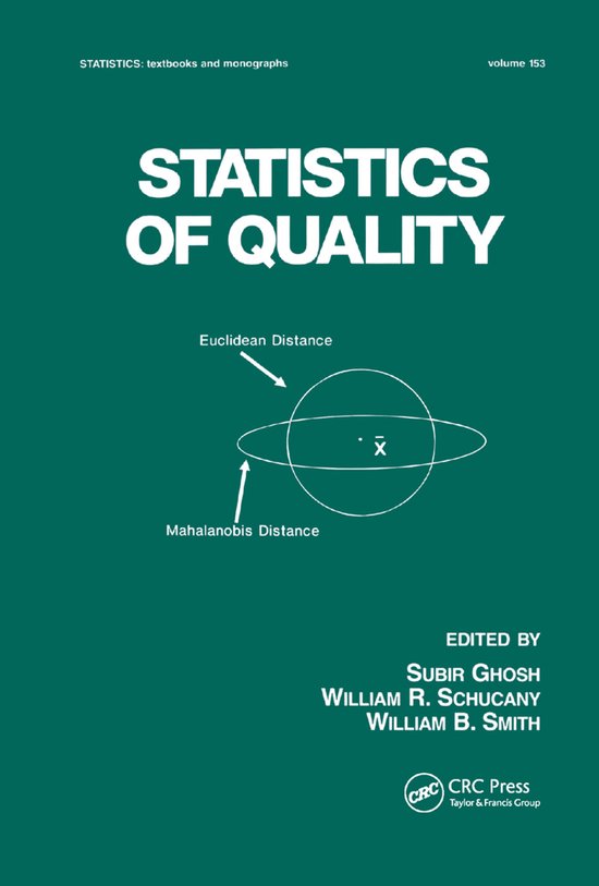Statistics: A Series of Textbooks and Monographs- Statistics ... - cover