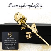Vizalux® Golden Rose - 24 carats - Rose éternelle - Cadeau pour partenaire - Cadeau Saint Valentin femme - Coffret cadeau de Luxe - Avec certificat