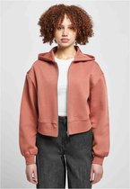Urban Classics - Short Oversized Jacket Vest met capuchon - M - Oranje