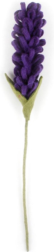 Hyacint Bloem Paars Vilt - 40cm