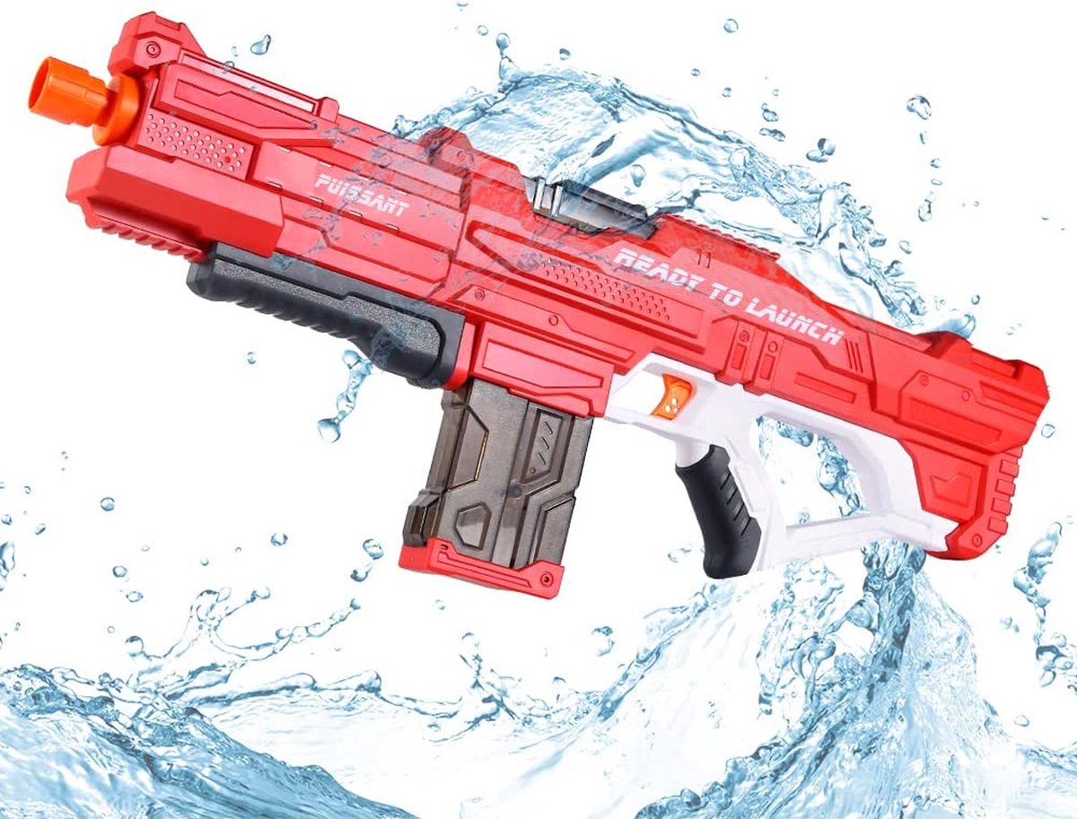Automatisch waterpistool | 800ml tank | Water gun | Elektrisch waterpistool | RED