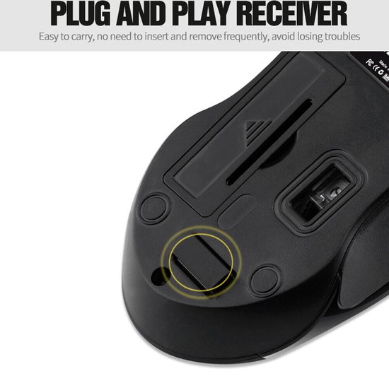 ACT AC5105 souris Ambidextre RF sans fil Optique 1000 DPI sur