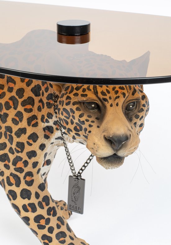Bold Monkey Dope As Hell Salontafel Handgeschilderde Panter Tafel Bold Monkey Dope As Hell Salontafel Handgeschilderde Panter Tafel